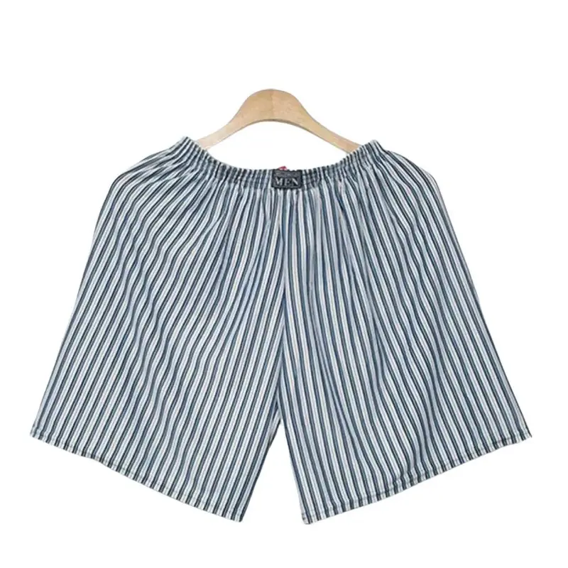 Combo 5 Quần đùi nam - Quần ngủ nam kẻ sọc mặc nhà dạo phố đủ size đủ màu đủ size từ 35kg đến 95kg - Menswear - QUẦN NGỦ Áo thun- ba lỗ- quấn short ngủ nam  GenzMen 1