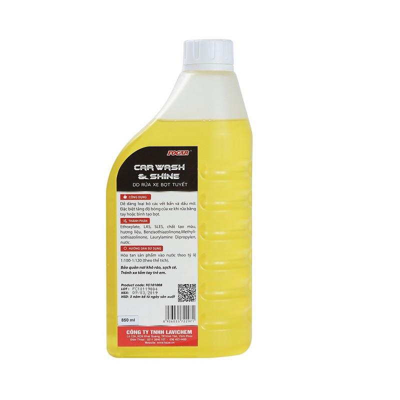 Product Introduction of Dung dịch rửa xe bọt tuyết Car Wash & Shine 850ml - Tỷ lệ pha 1:120 5