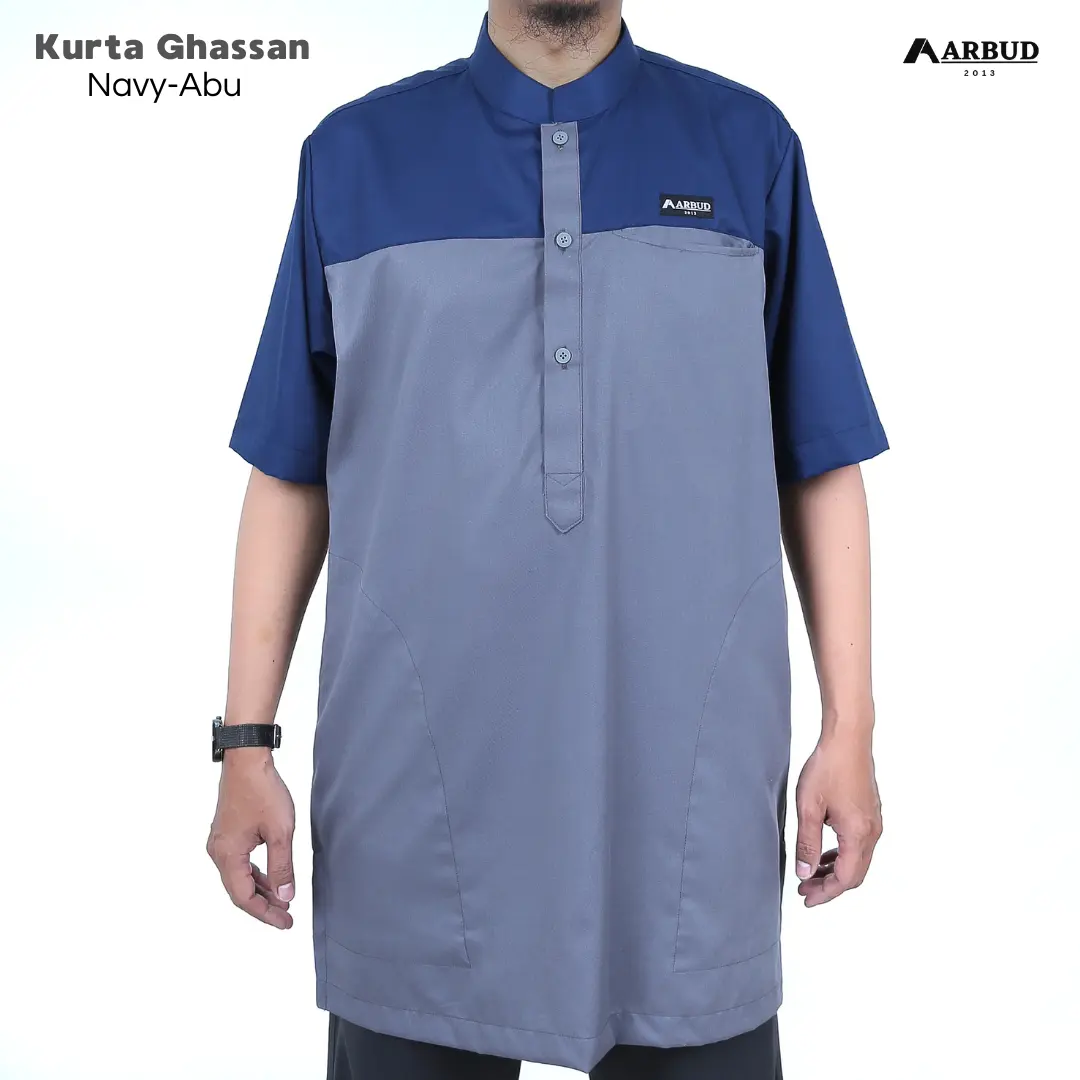 ARBUD Baju Koko Kurta GHASAN Lengan 3/4