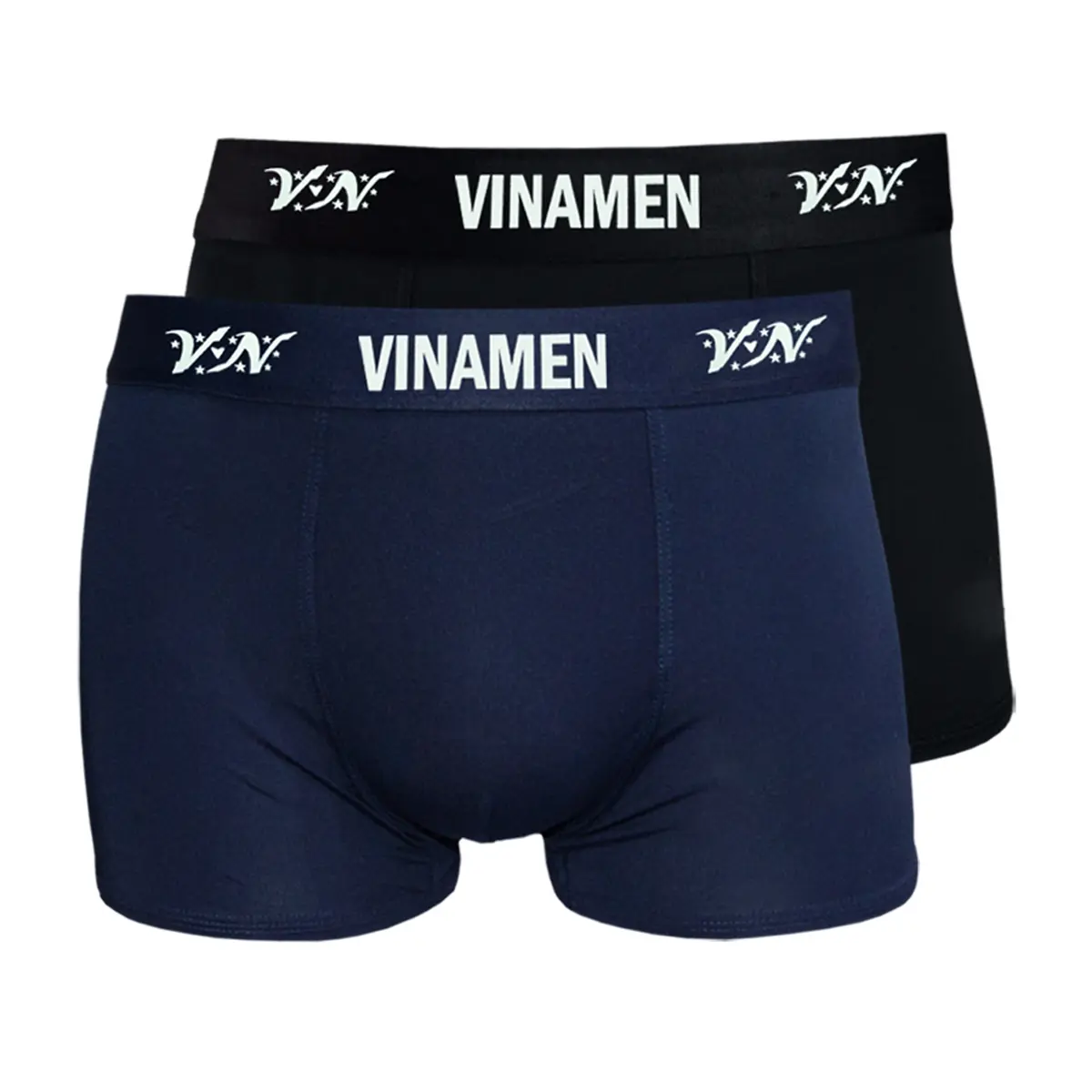 Quần sịp đùi nam VINAMEN cạp cao 4cm, quần boxer nam thun lạnh mềm mịn mát, quần lót nam đùi Menswear co dãn 4 chiều, Boxer Quần Boxer thấm hút tốt