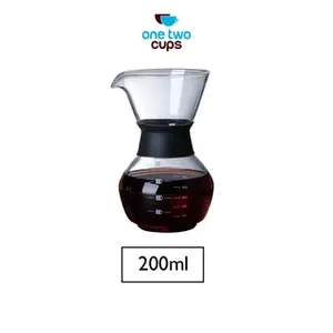One Two Cups Coffee Maker Pot V60 Drip Kettle Teko Kopi Barista 200ml SE111