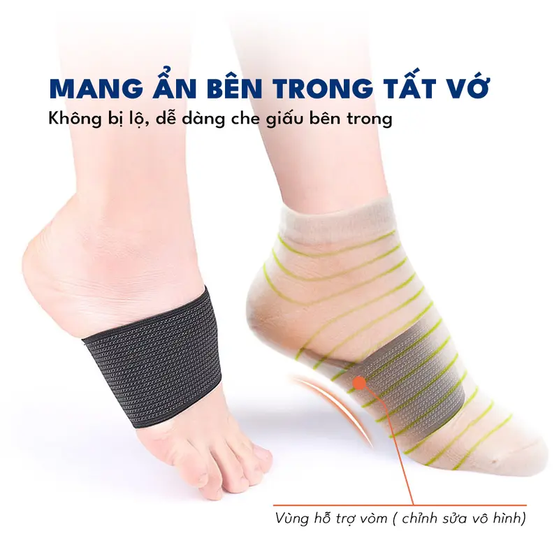 Đệm vòm lòng bàn chân phẳng, hỗ trợ vòm cho bàn chân bẹt, miếng lót chỉnh hình 487 5