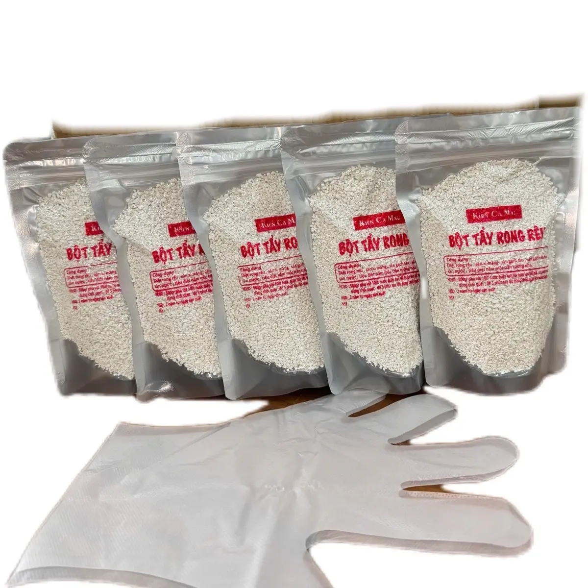 bột tẩy rong rêu 500gr combo 5 gói 2,5kg ( tặng bao tay) bot  dietrong thuoc  diet