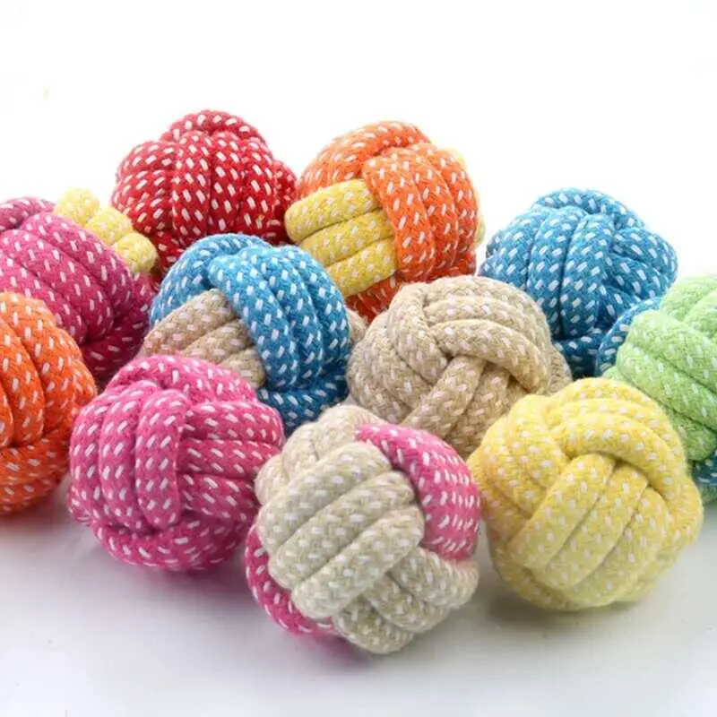 Interactive Cotton Rope Mini Dog Toys, Ball for , Toothbrush, Chew Puppy Toy, Pet Accessories