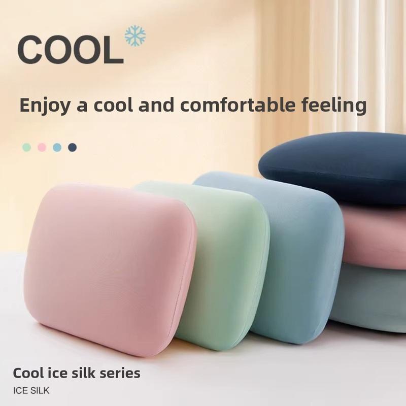 Colorful Dreams Di động Bọt biển Gối ngủ trưa Mềm mại Hỗ trợ cổ tử cung Gối cổ Đa chức năng Màu Macaron Gối ngủ du lịch Văn phòng