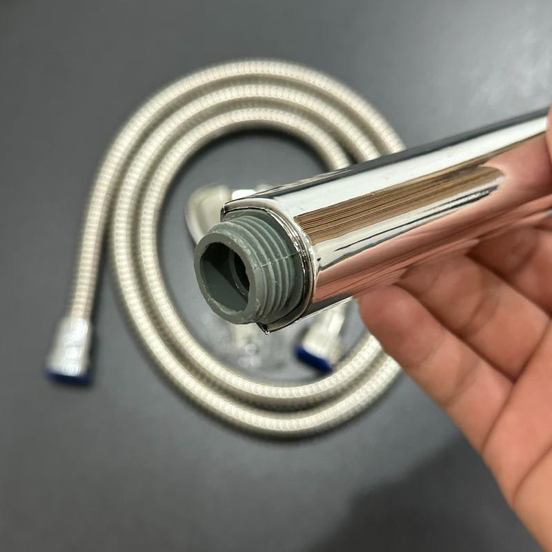 Bộ bát sen tắm nóng lạnh dây vòi đế cài tiết kiệm nước 5