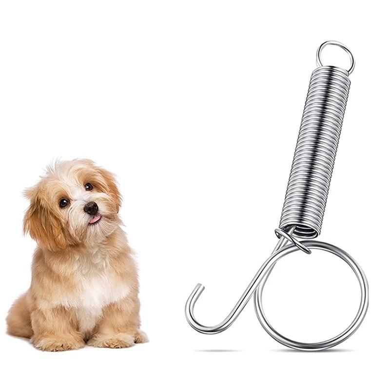Product Introduction of 10Pcs Multipurpose Spring Lock Animal Pet Cage Latches Lock Spring Rabbit Cage Door Tension Spring with Hook 14