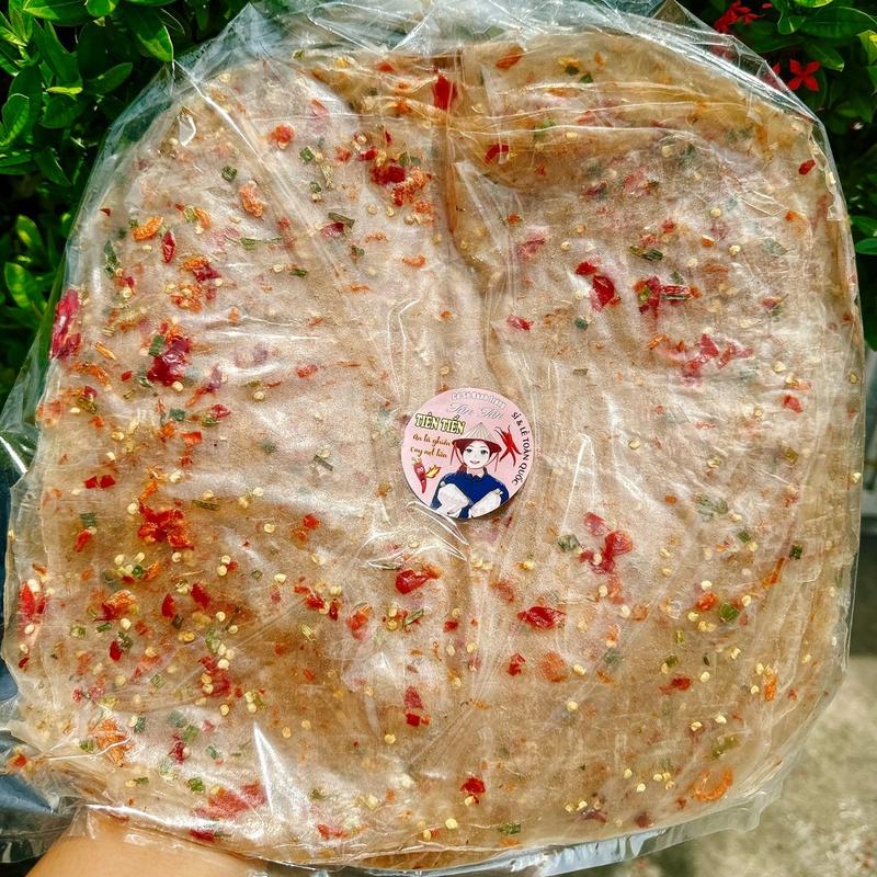 500g bánh tráng phơi sương dẻo ớt chay Ăn Vặt