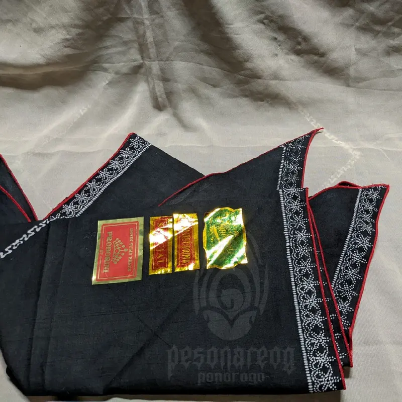 Udeng Jathil / Warok Ponorogo Kril Segitiga Ikat kepala Hitam 3