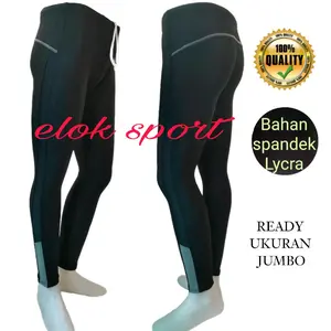 Elok Sport Celana Renang Unisex Nyaman Anti Air Cepat Kering Bahan Spandex Lycra Ukuran Jumbo Pria Wanita Olahraga Air