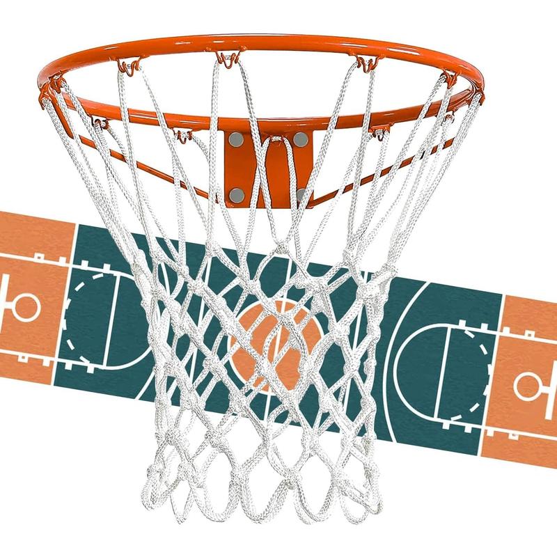 22Inch Heavy Duty Basketball Net White 12 Loop Hoop for Indoor - TikTok ...