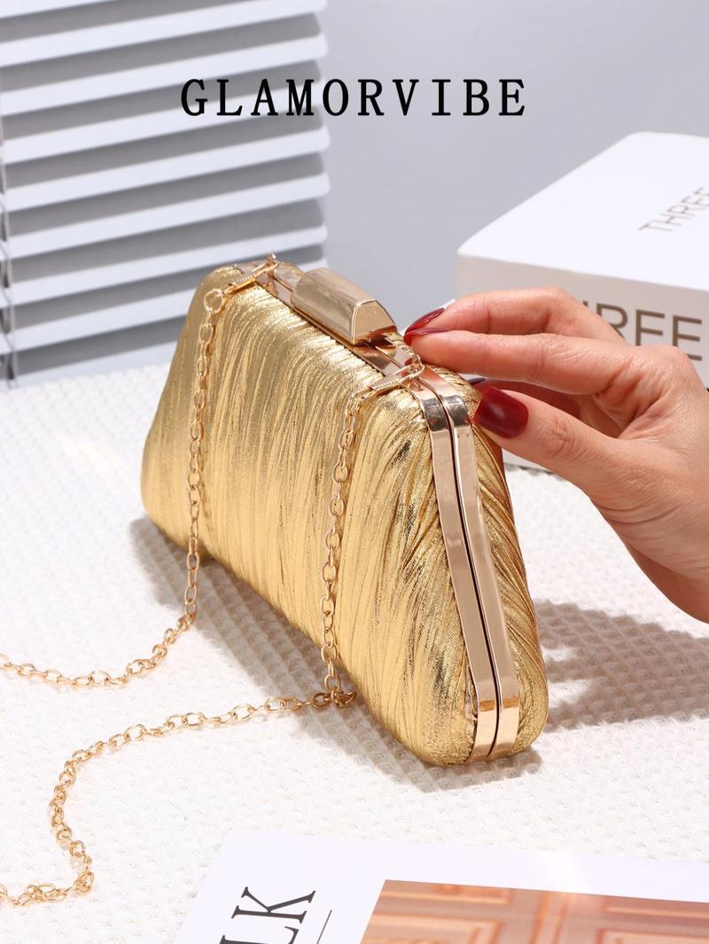 Product Introduction of Women's Elegant Glittering Evening Bag, Exquisite Trendy Clutch Bag, Fashionable Bag for Party Decoration 4