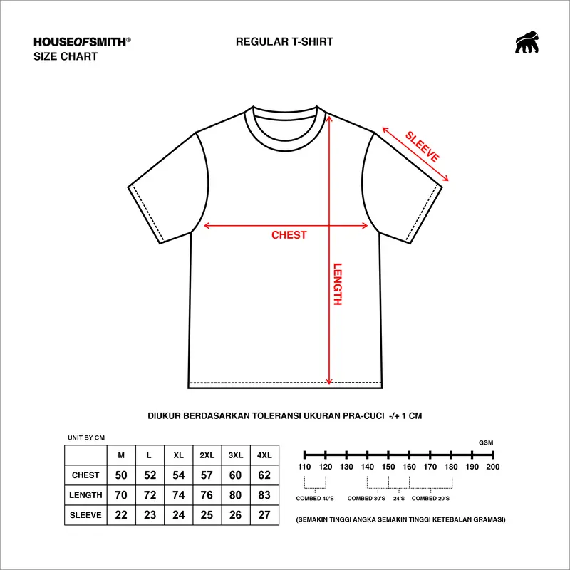 Product Introduction of House of Smith T Shirt Ancient Tshirt Brown - Kaos Pria Lengan Pendek 0