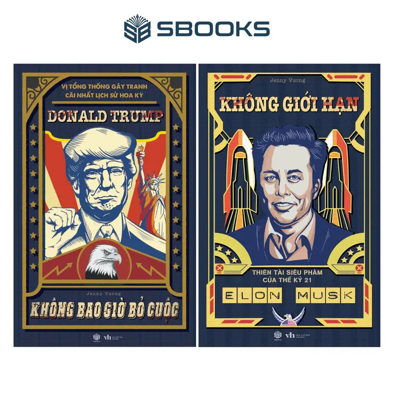 Sách Combo 2 Cuốn : Không Bao Giờ Bỏ Cuộc + Không Giới Hạn - SBOOKS 0