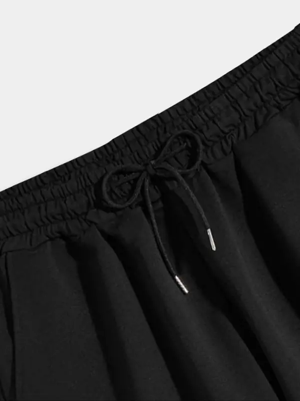 Men's Regular Fit Solid Color Striped Trim Shorts, Casual Comfy Breathable Shorts for Summer, Men's Bottoms for Daily Wear 6