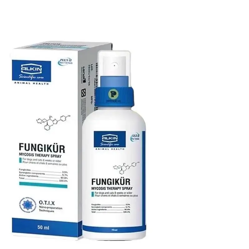 Xịt Nấm Fungikur Kỳ Nam Cho Chó Mèo ALKIN Chính Hãng 100ml