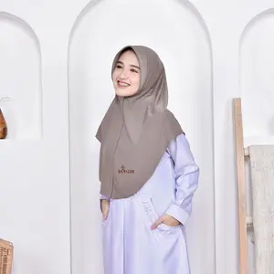 PAKET 3 PCS BERGO AMIRA JERSEY SIZE L Jilbab Muslim Kerudung Instan Busa