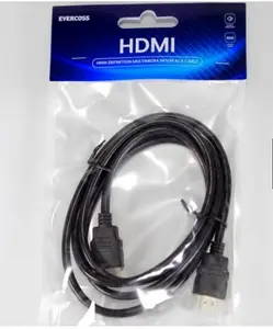 Kabel HDMI to HDMI Evercoss Panjang 1.5 meter Premium Quality Full HD untuK STB ke TV