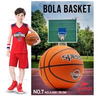 Gambar SPEEDS Bola Basket Olahraga Basketball Original Minsa Natural Rubber Outdoor LX 043-1 - -3 BIRU dari via olahraga yoga Kota Surabaya 5 Tokopedia
