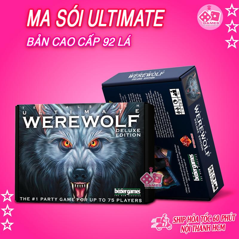 BÀI MA SÓI Ultimate 92 lá việt hóa lá bài dày chống nước hàng cao cấp