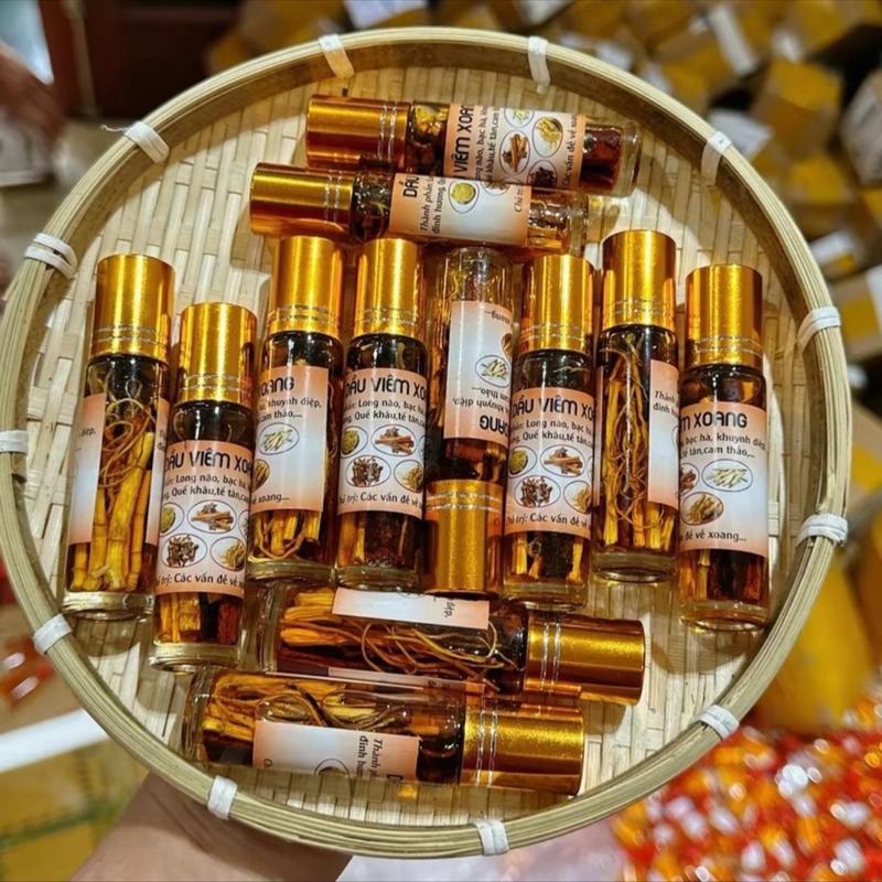 5 Chai Chai Dầu Viêm Xoang Lăn Ủ Thảo Dược 10ml 2
