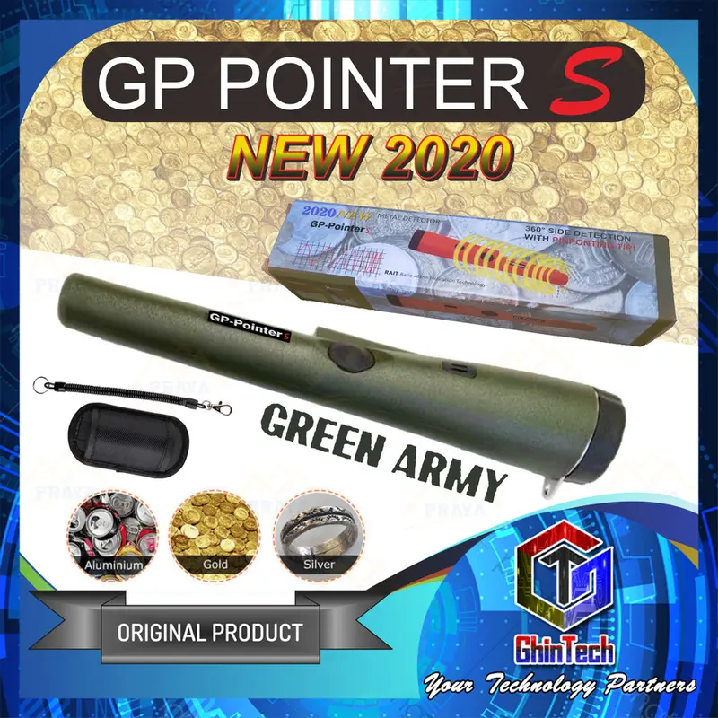 GP Pointer Metal Detektor / Alat Deteksi Logam Metal Emas Perak 2