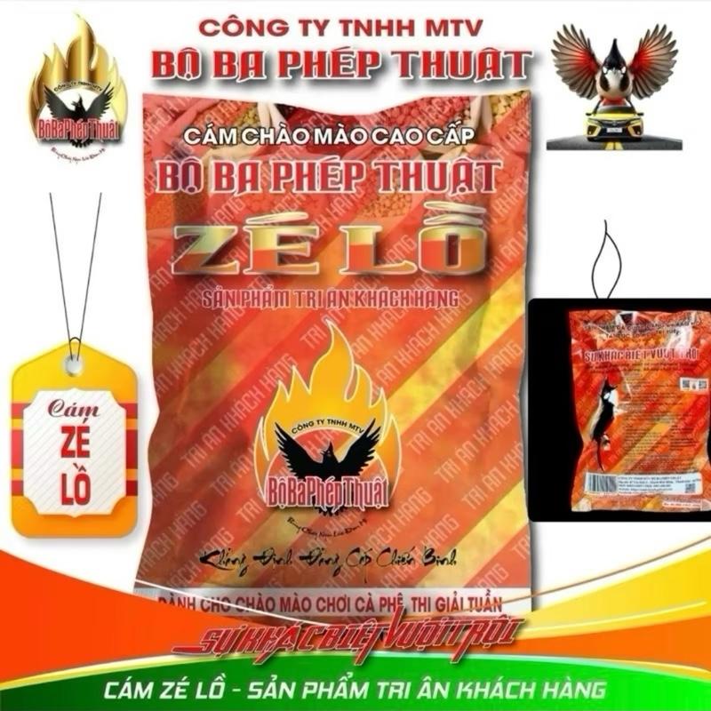 Bộ 3 gói Cám zế lồ bộ ba phép thuật cho chim chào mào - Combo 3 gói