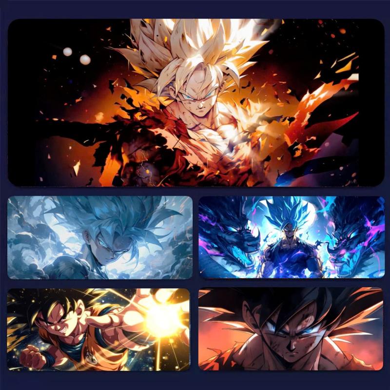 Son Goku Dragon Ball - Miếng Lót Chuột, Bàn Phím Máy Tính Son Goku Dragon Ball Cỡ Lớn