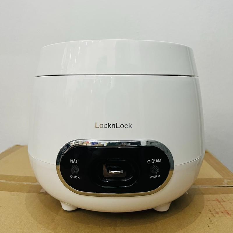 Nồi cơm điện mini LocknLock EJR426 Màu trắng 0.8L Hàng chính hãng bảo hành 2 năm