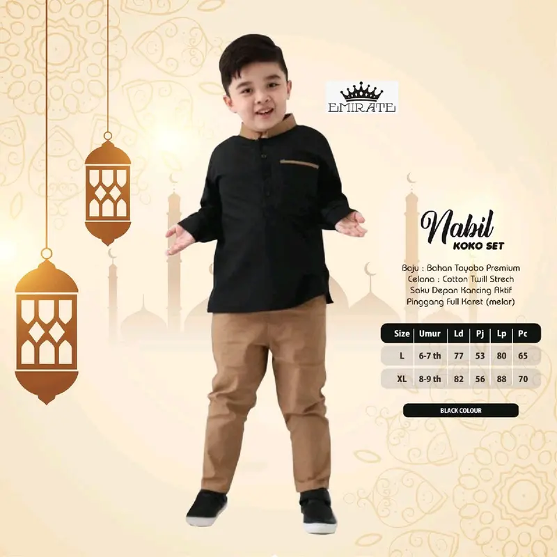 Nabil Koko Set Kids Lebaran Best Seller 2