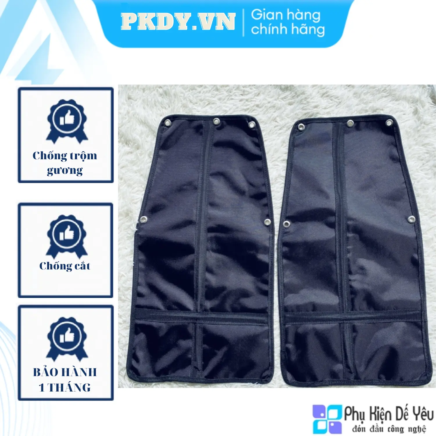 Túi bọc bảo vệ chống trộm gương xe ô tô - Lõi thép,Chống cắt