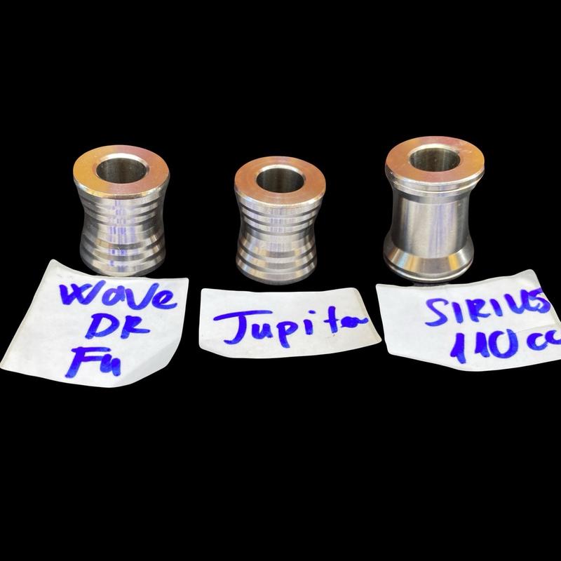 Cục canh inox bánh sau bên má đùm cho xe Wave Dr Fu và Sirius và Jupiter Phụ Tùng Phụ Kiện Cao Su