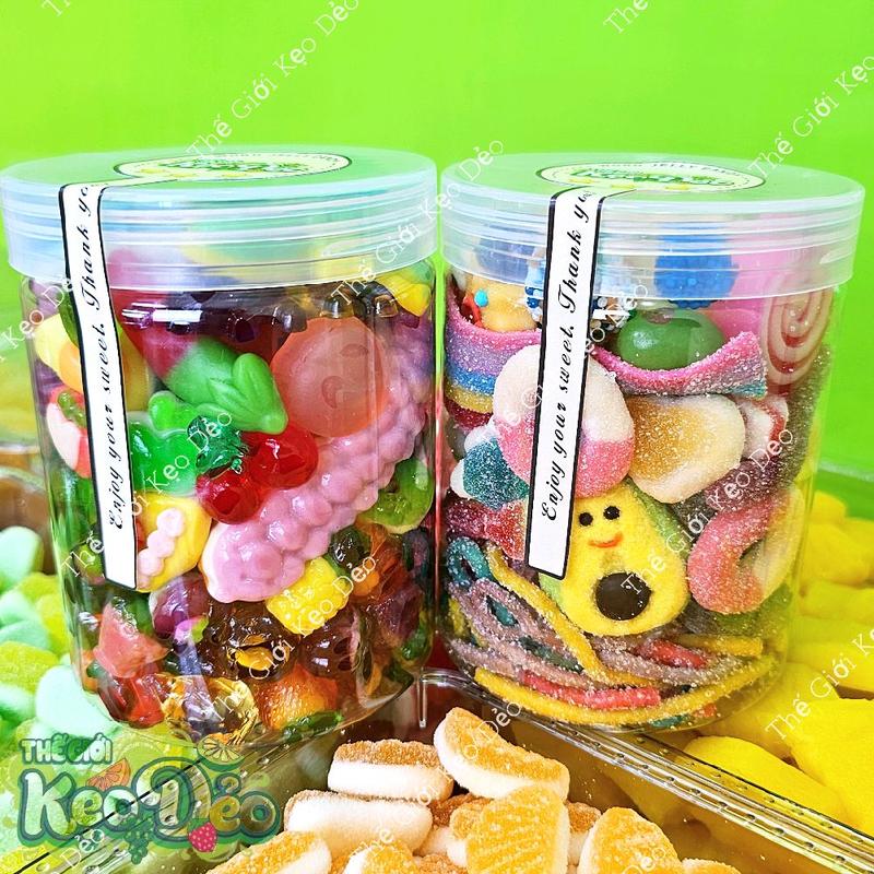 [BUFFET KẸO DẺO 400 VỊ - MIX TRONG LIVE THEO YÊU CẦU - 1kg]. Chipchip - Phủ Đường - 3D 4D - Kẹo Bóc Vỏ - Quả Dẻo. Menu thay đổi cập nhập mẫu mới mỗi tuần