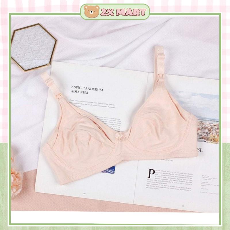  Combo 3 Áo Ngực Cho Con Bú Không Đệm Lót Áo Lót Cho Bé Ti Không Gọng Thấm Hút Thoáng Khí dososinh2x 