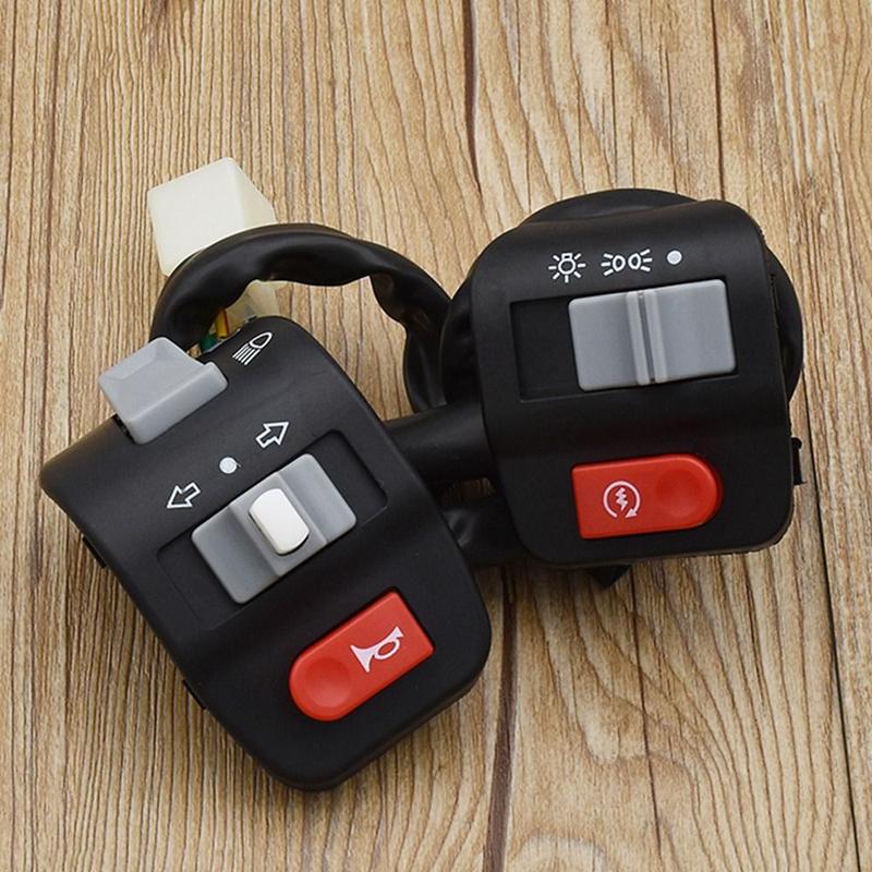 Product Introduction of New LED Light Switch Electric Vehicle Accessories Flash Switch Motorcycle Parts Horn Switch Headlight Handle Switch 14