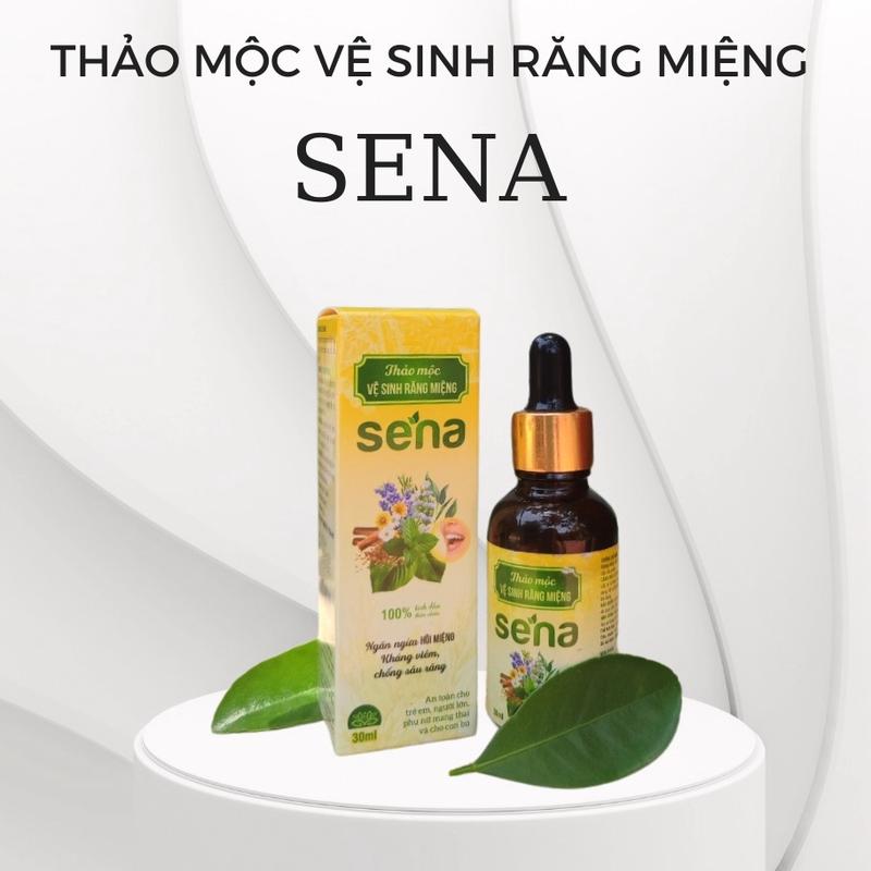 {MUA 1 TẶNG 1}Thảo mộc vệ sinh răng miệng SENA 30 ml tặng 1 serum hỗ trợ trắng răng