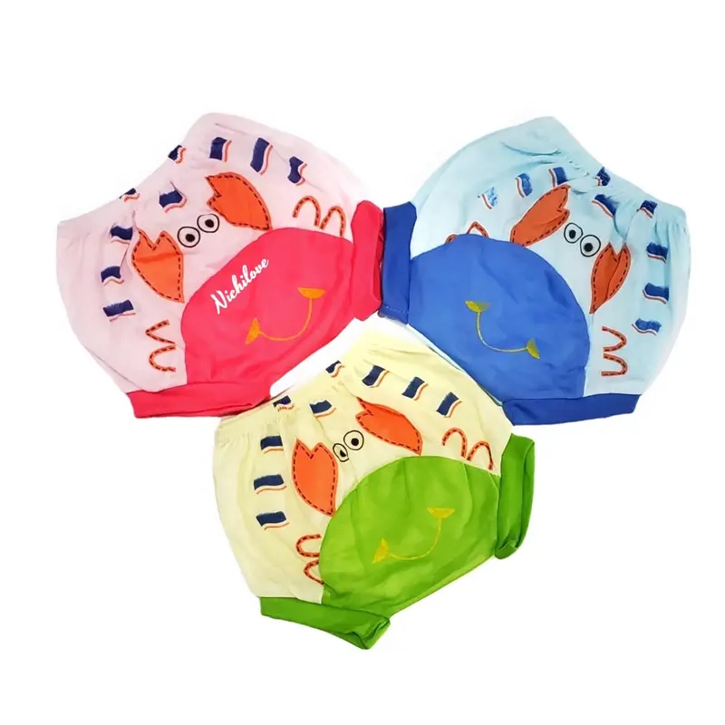 Grosir 12 PCS ( 1 Lusin ) Celana Dalam Anak Motif Kepiting / Ikan / Musang / Kura / Kura 0