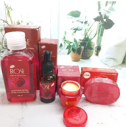 Paket Lengkap Cream Rose 4in1 Pemutihan