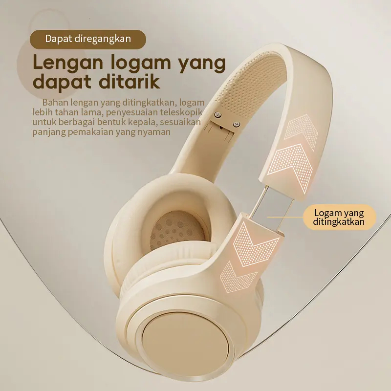 M6 Headphone Bluetooth Wireless Headset Earphone Bluetooth 5.3 Hifi Sound Quality Headphone Noise Cancellation 6