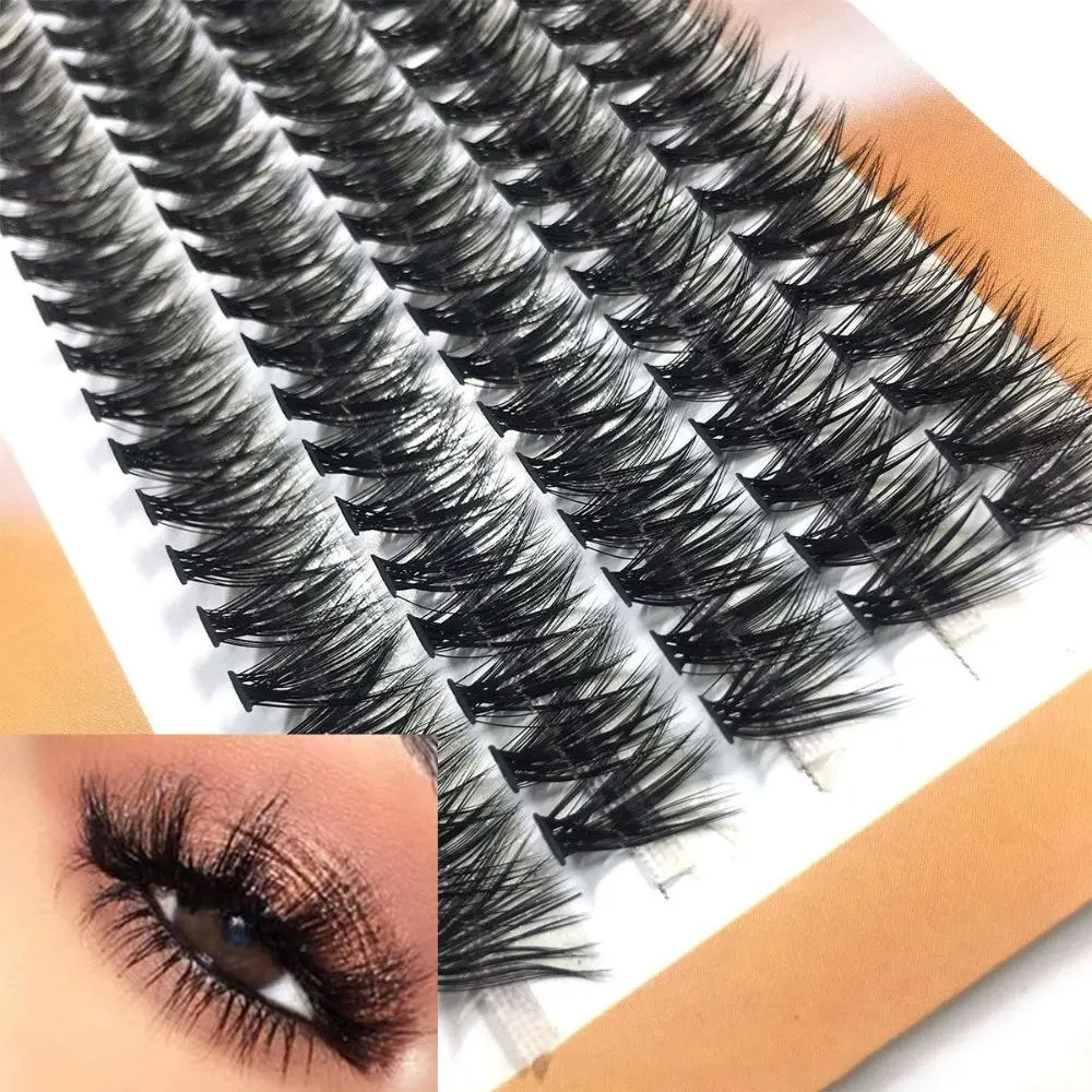5Rows Eye Extension Volume Mink Eyelashes Individual Lashes Natural Soft False Eyelashes Thick Cluster