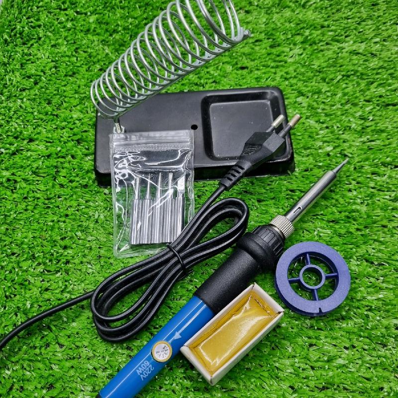 Mỏ hàn thiếc 60W - 220V tăng chỉnh nhiệt độ kèm đầy đủ phụ kiện
