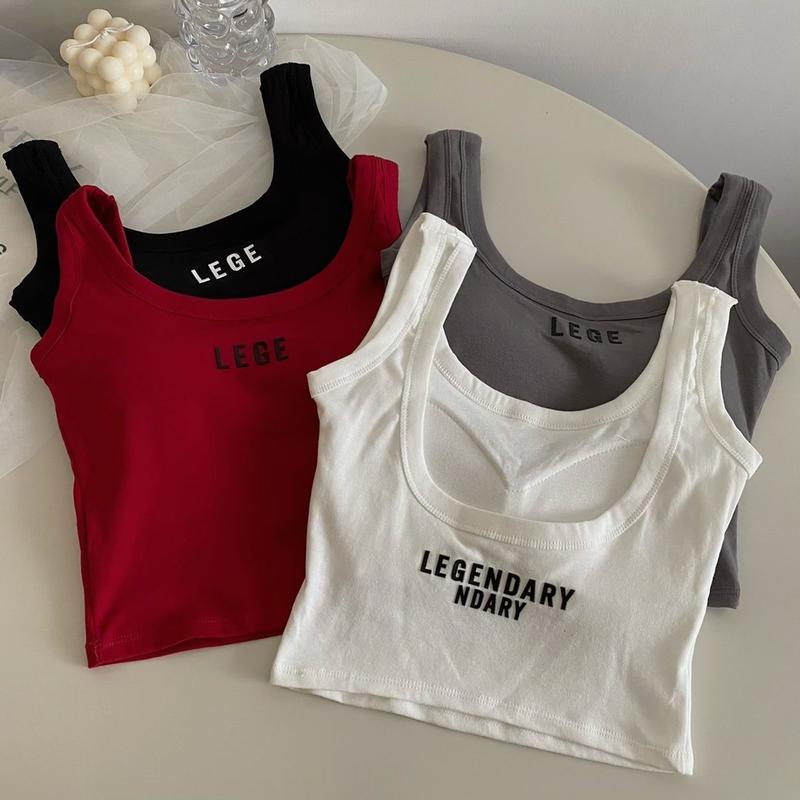 Áo Vest Hai Dây Lưng Đẹp, Thiết Kế Dễ Thương Và Gợi Cảm, Với Đệm Ngực, Dáng Ôm, Thiết Kế Tôn Dáng, Áo Không Tay Thích Hợp Cho Mùa Hè 1