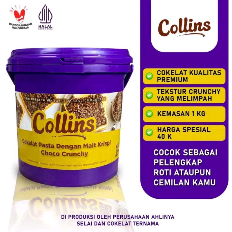 Collins Coklat Pasta dengan Malt Krispi Choco Crunchy 1 kg 4