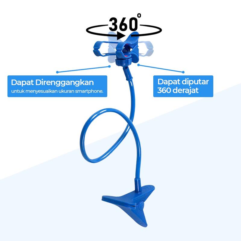 Lazypod Stand Holder Penyangga Smartphone Tablet Monopod - Tripod-8-1 5