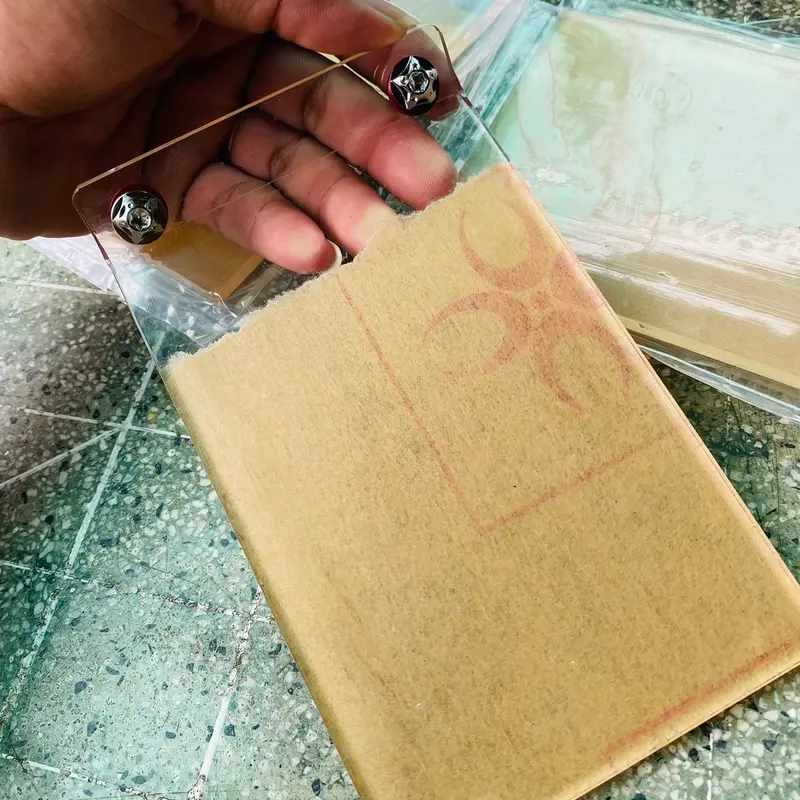 mica che phuộc kèm ốc salaya +long đền 4mm loại dày siêu cứng chất liệu nhựa mica mẫu trong suốt phụ kiện Phụ Tùng 7