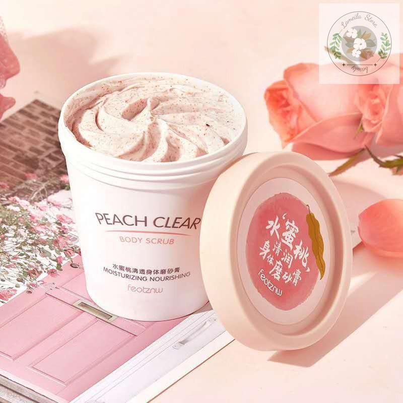 Kem Tẩy Da Chết Body HEYXI ĐÀO Peach Clear 200ML