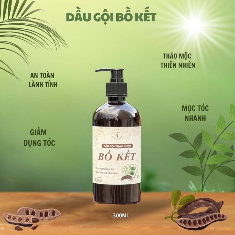 Dầu gội thảo dược bồ kết 300ml Dưỡng Tóc