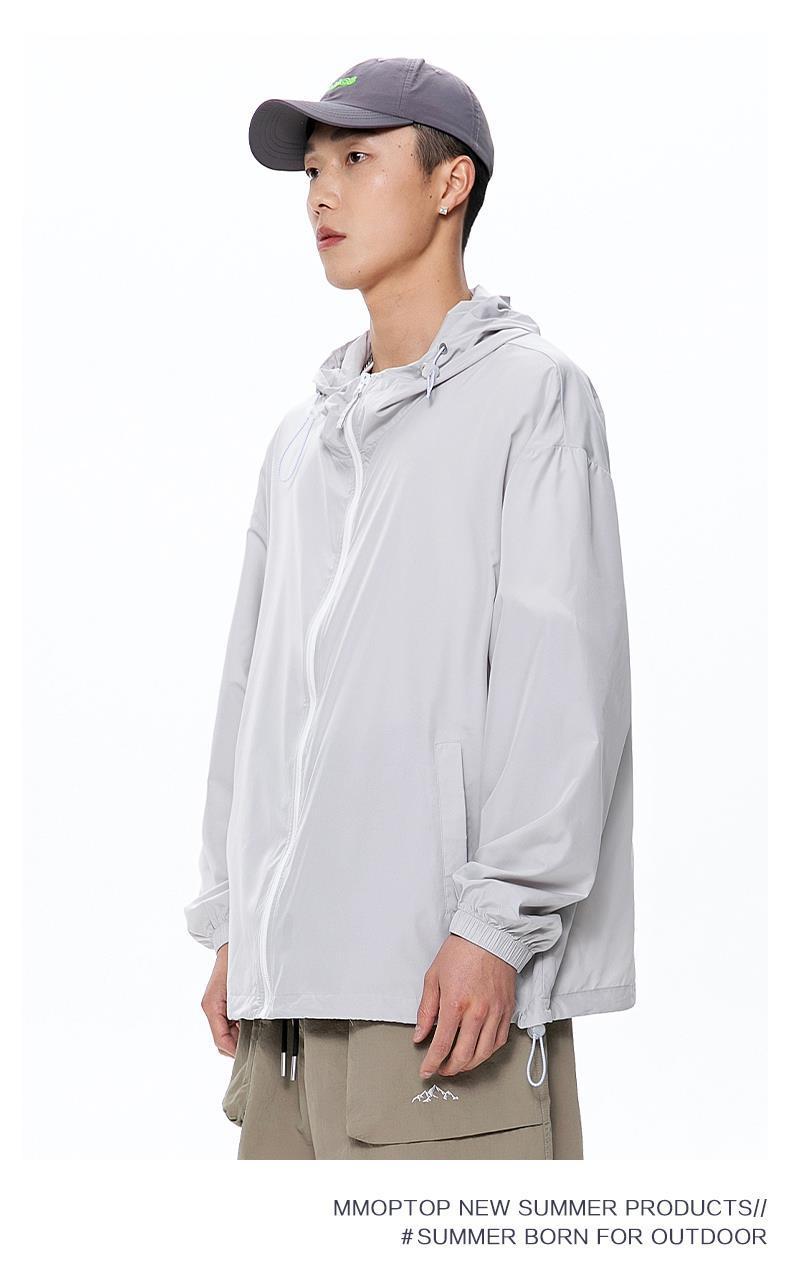 Product Introduction of [rashguardwomen]Summer Cool Skin Jacket UPF50+ Thin Sun Protection Jacket Unisex Casual Sun Protection Coat Men's Trendy 12[Women's sunscreen clothing] 12