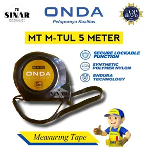 MEASURING TAPE 5M MT-M TUL 5M ONDA Meteran Panjang 5 Meter ONDA
