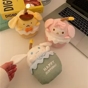 Boneka Ulang tahun Happy Birthday LED tanpa Suara Hadiah Anak Perempuan dan Laki-laki Kado Kualitas Import Buah Dolls